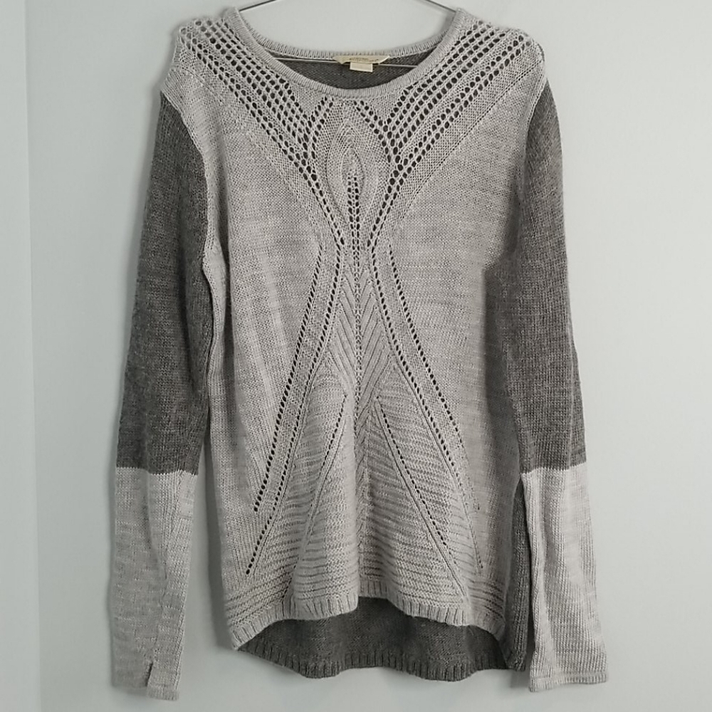 Natural Reflections gray sweater boho